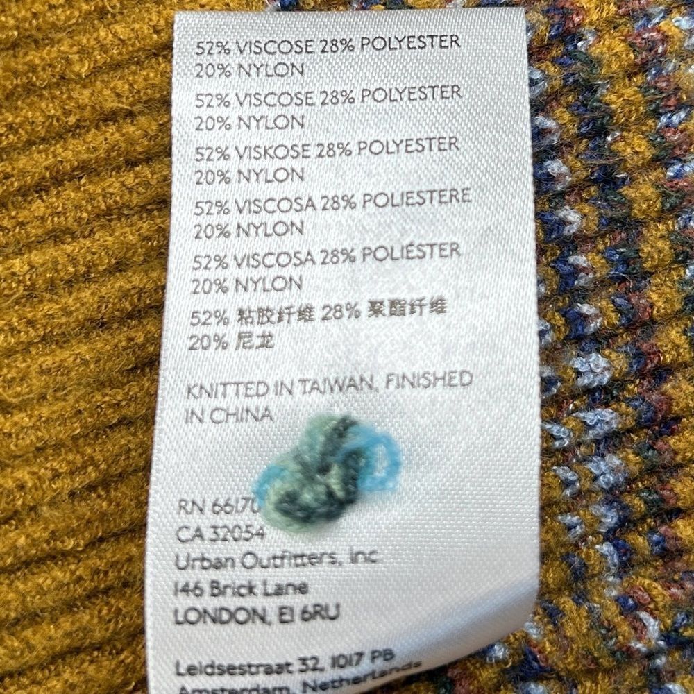 Anthropologie Womens Space Dyed Knit Scoop Neck Midi Dress Size Small Petite - Picture 6 of 10